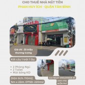 Cho thuê nhà Mặt Tiền Phan Huy Ích, 110m2, 1 LẦU, 35 triệu